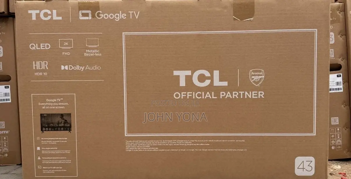 TCL Inch 43 Smart Qled