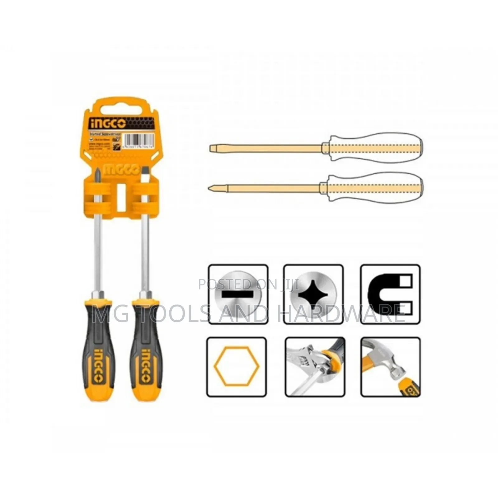 Screw Driver Set (2pcs)