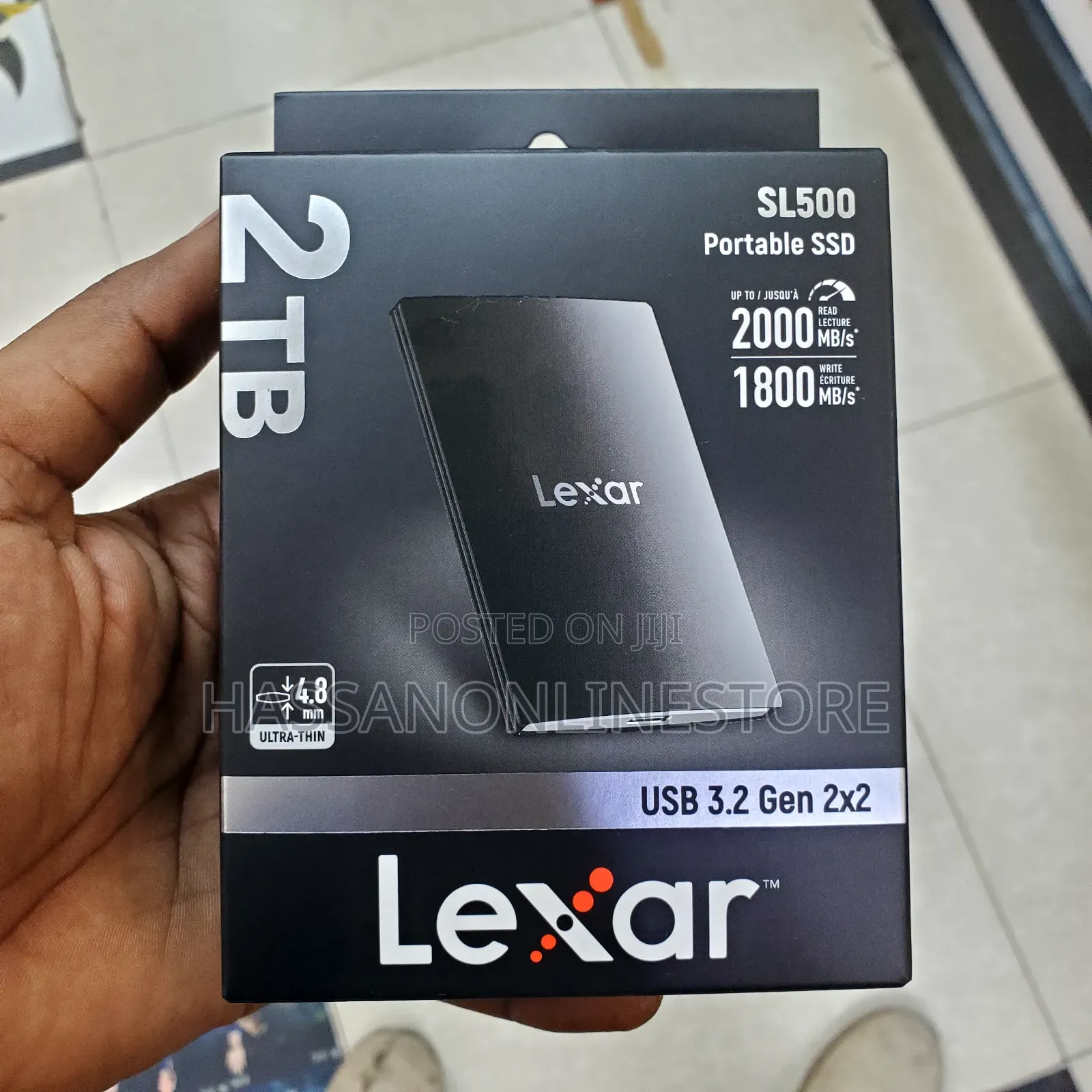 Lexar 2tb Sl500 Portable Ssd.