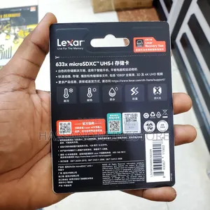 Lexar High-Performance 633x 256gb Microsdxc Uhs-I Card