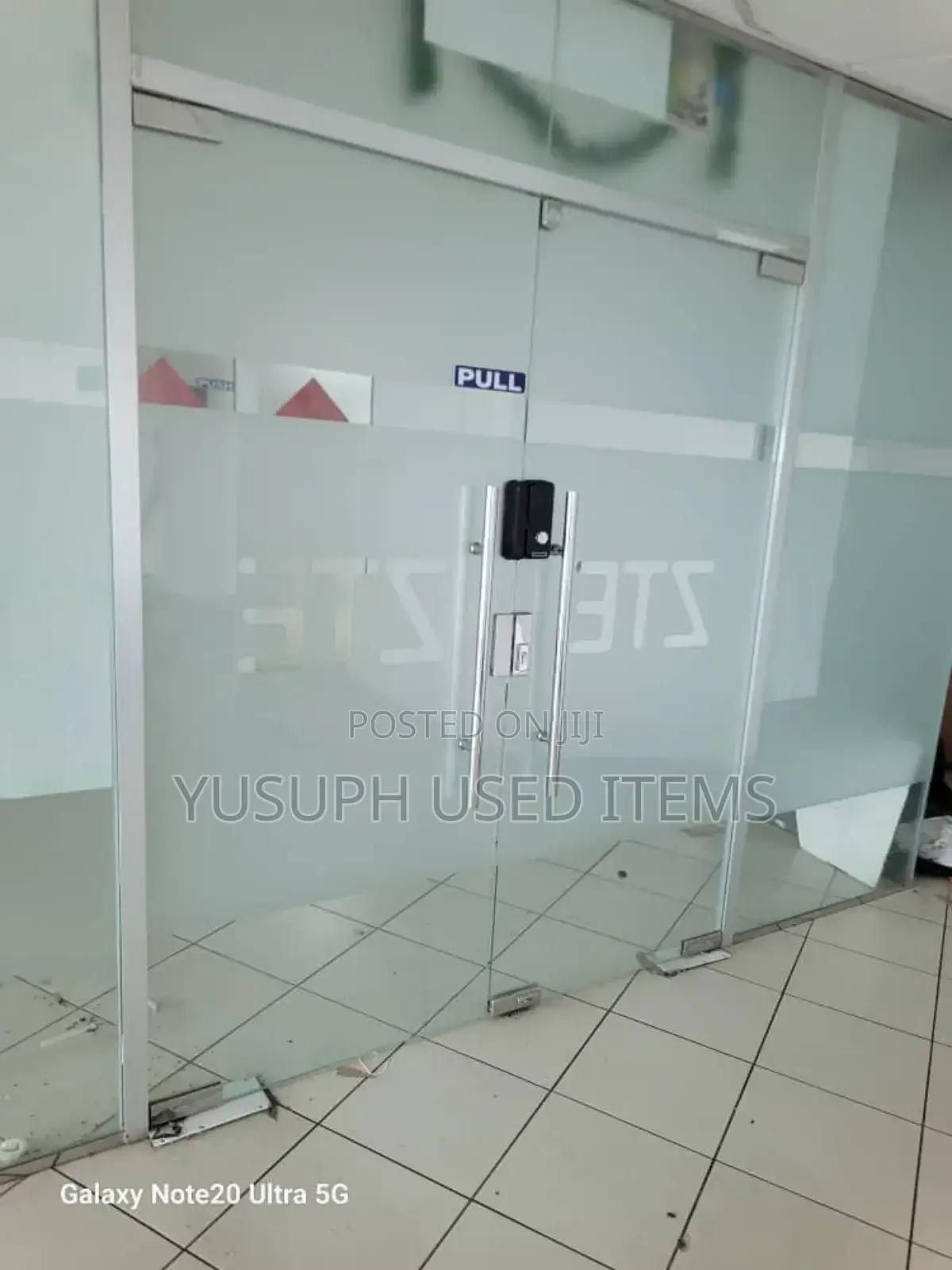 Frameless Mlango Kioo