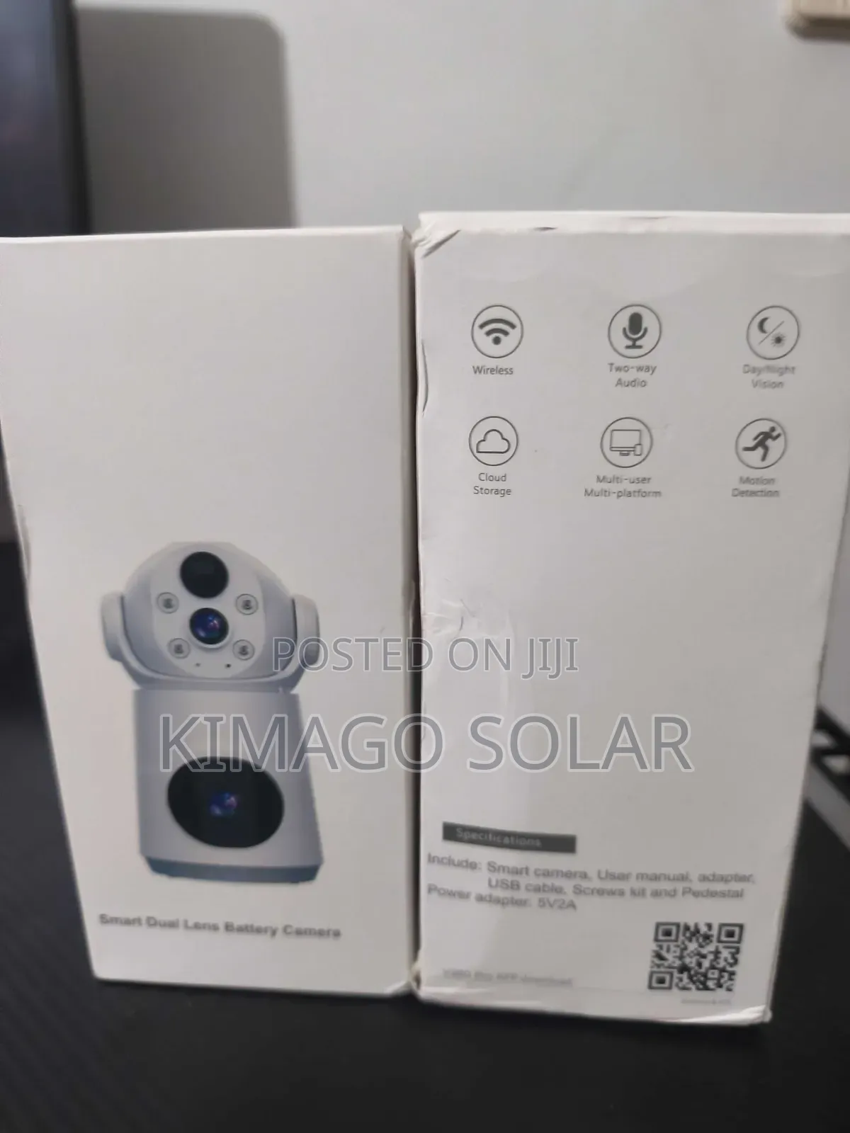 8mp Simcard Camera Yenye Lenzi Mbili Na Night Vision
