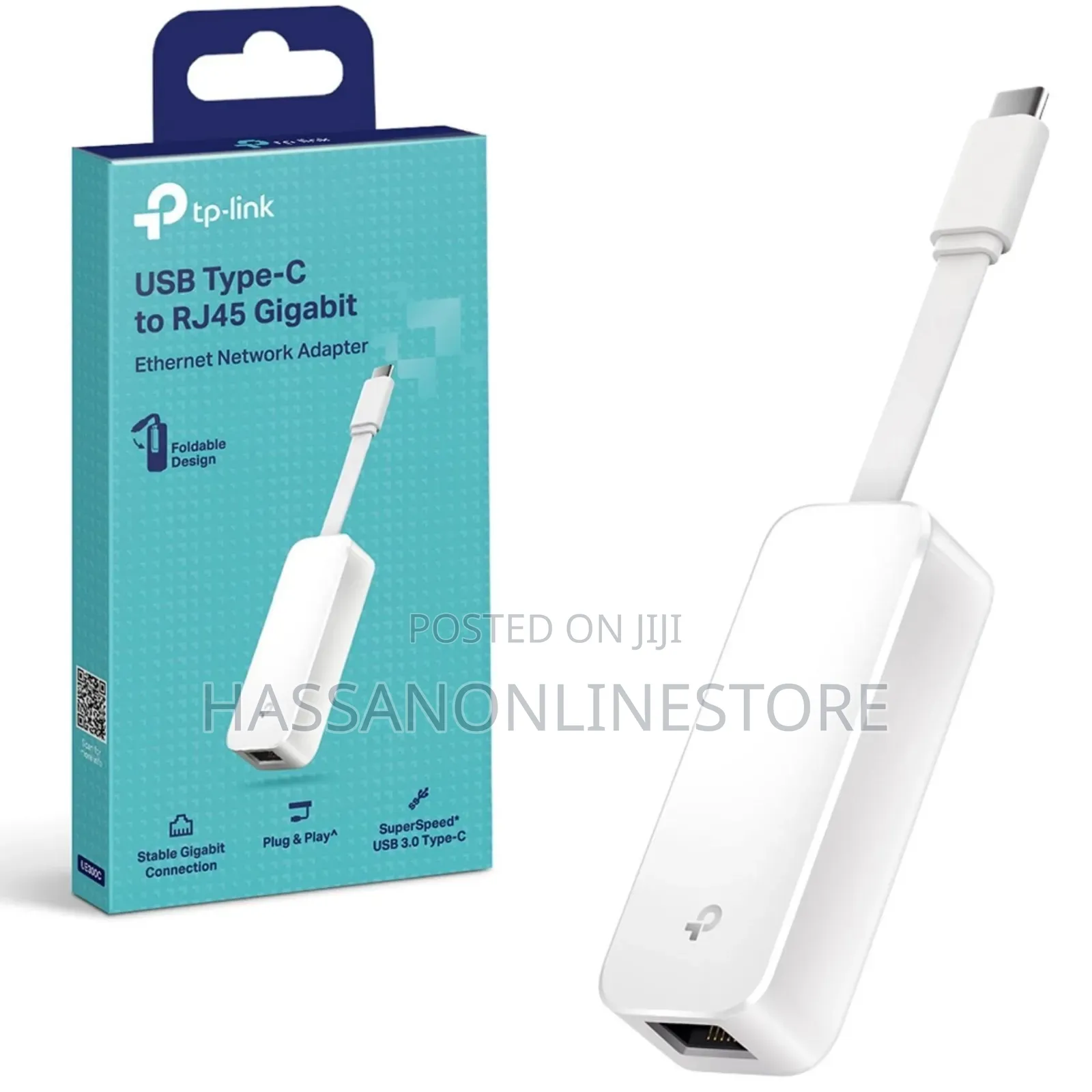 Tplink Usb Type-C to Rj45 Ue300c Gigabit Ethernet Network Adapter
