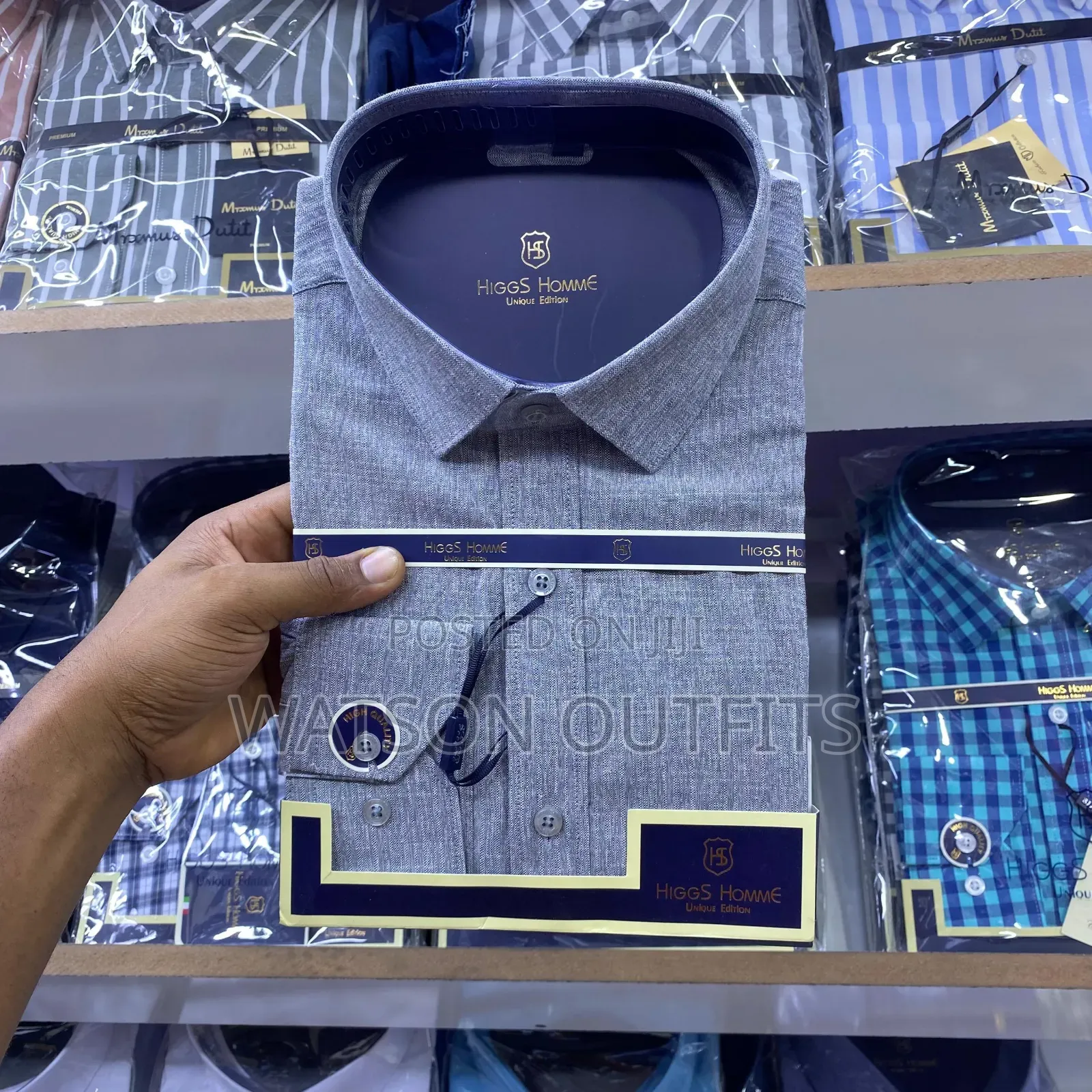 Shati or Shirts Original and New Za Higgs Homme Unique Edition