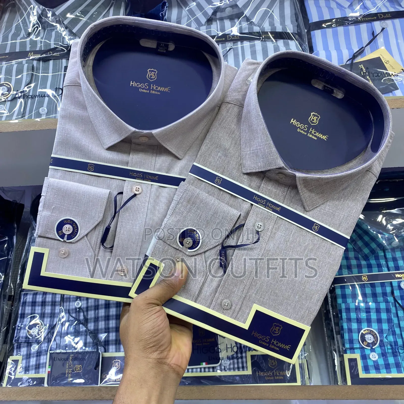 Shati or Shirts Original and New Za Higgs Homme Unique Edition