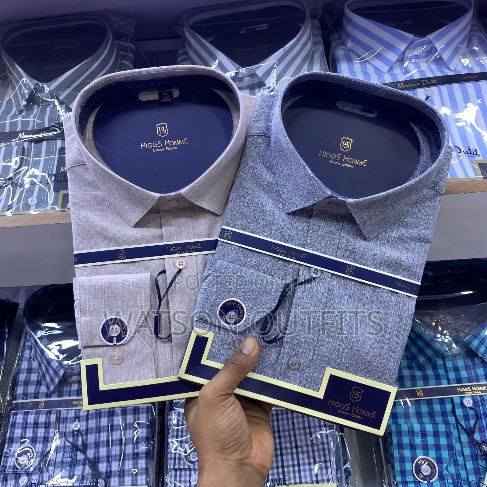 Shati or Shirts Original and New Za Higgs Homme Unique Edition
