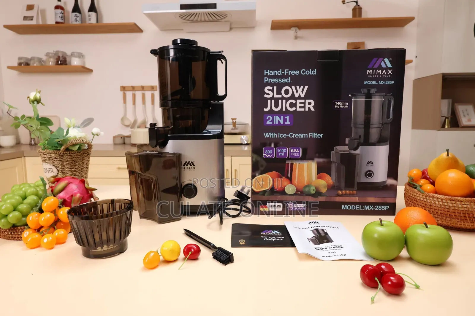 Mimax 2 in 1 Slow Juicer