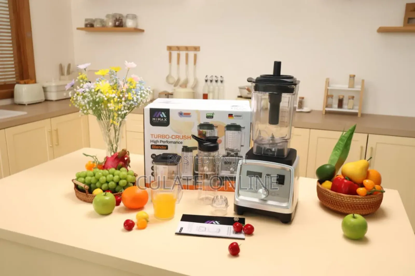 3ltrs Mimax 3 in 1 Turbo Crush Blender