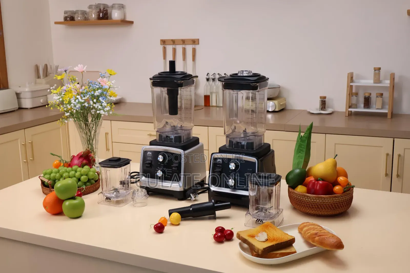 3ltrs Mimax 2 in 1 Power Crush Nutritional Blender