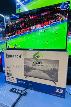 Pinetech Frameless Tv 32 Picha Angavu Ac/ Dc Inatumia Umeme Au Solar