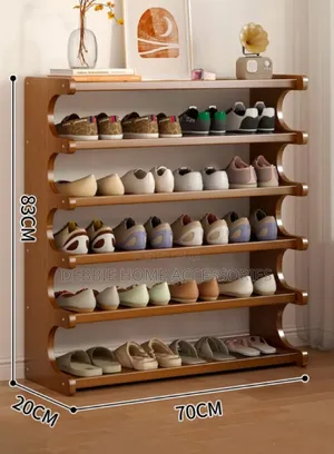 6-Tier Bamboo Shoe Rack
