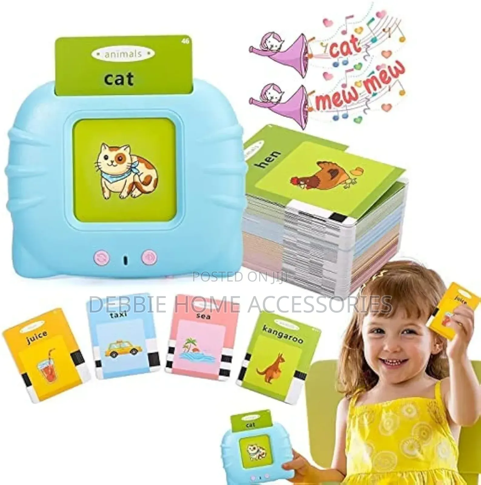 Card Carly Education Talking Flash Cards Learning Toys
