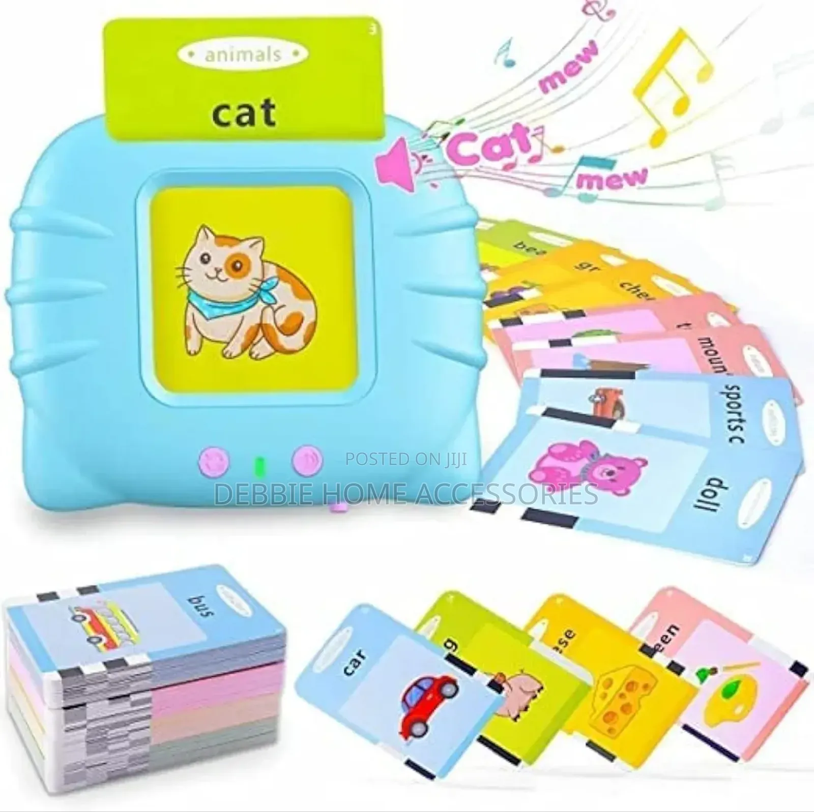Card Carly Education Talking Flash Cards Learning Toys