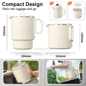 1l Portable Travel Electric Water Kettle Multifunctional
