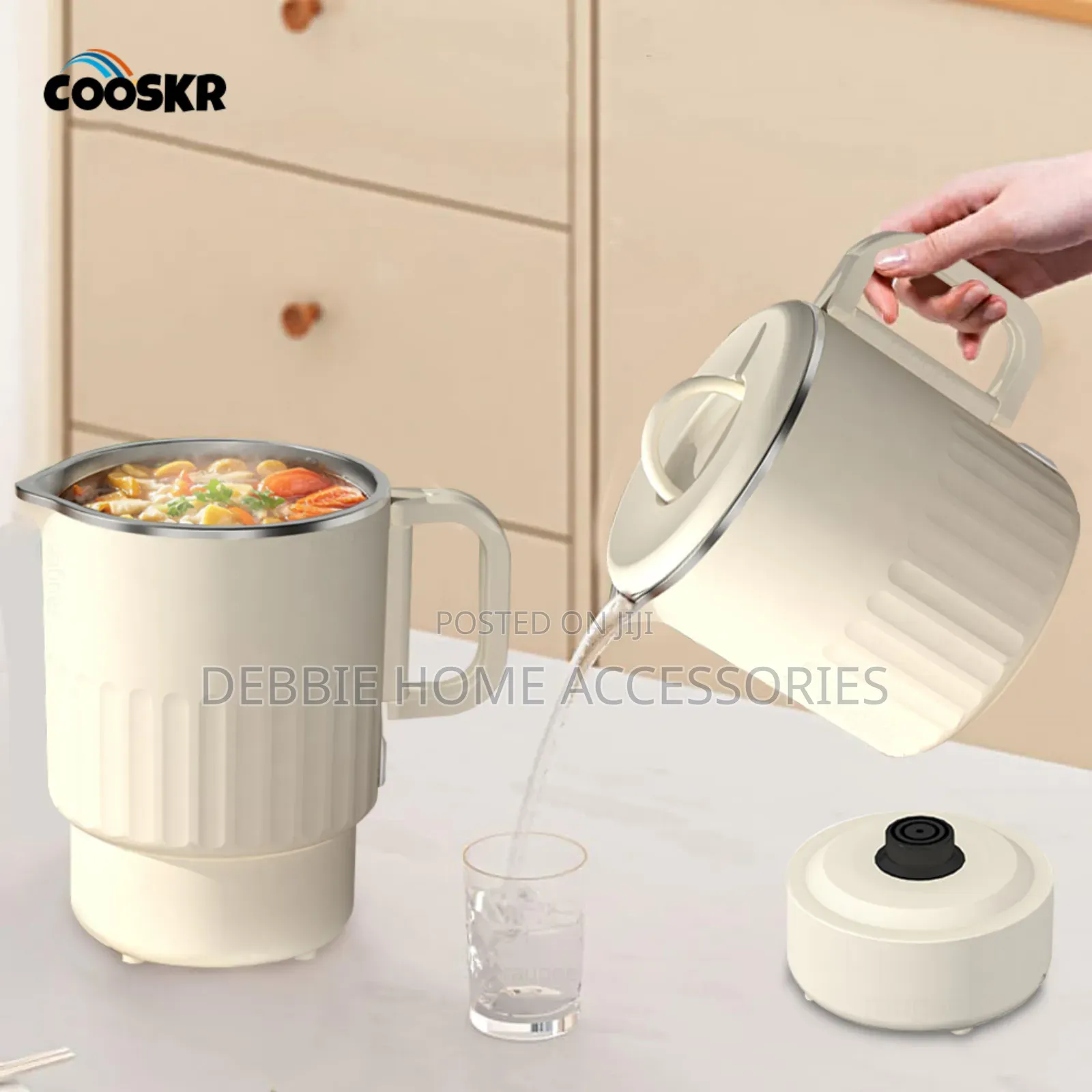 1l Portable Travel Electric Water Kettle Multifunctional