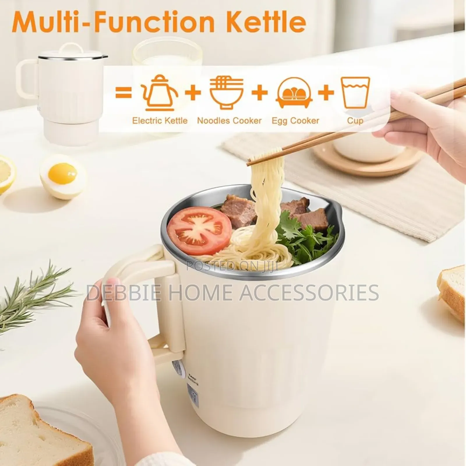 1l Portable Travel Electric Water Kettle Multifunctional