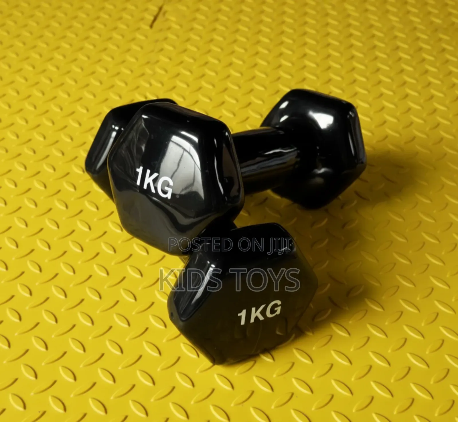 1kg Black Exercise Dumbell