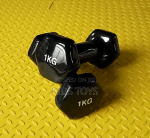 1kg Black Exercise Dumbell