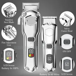 Professional Hair Clipper and Trimmer Set