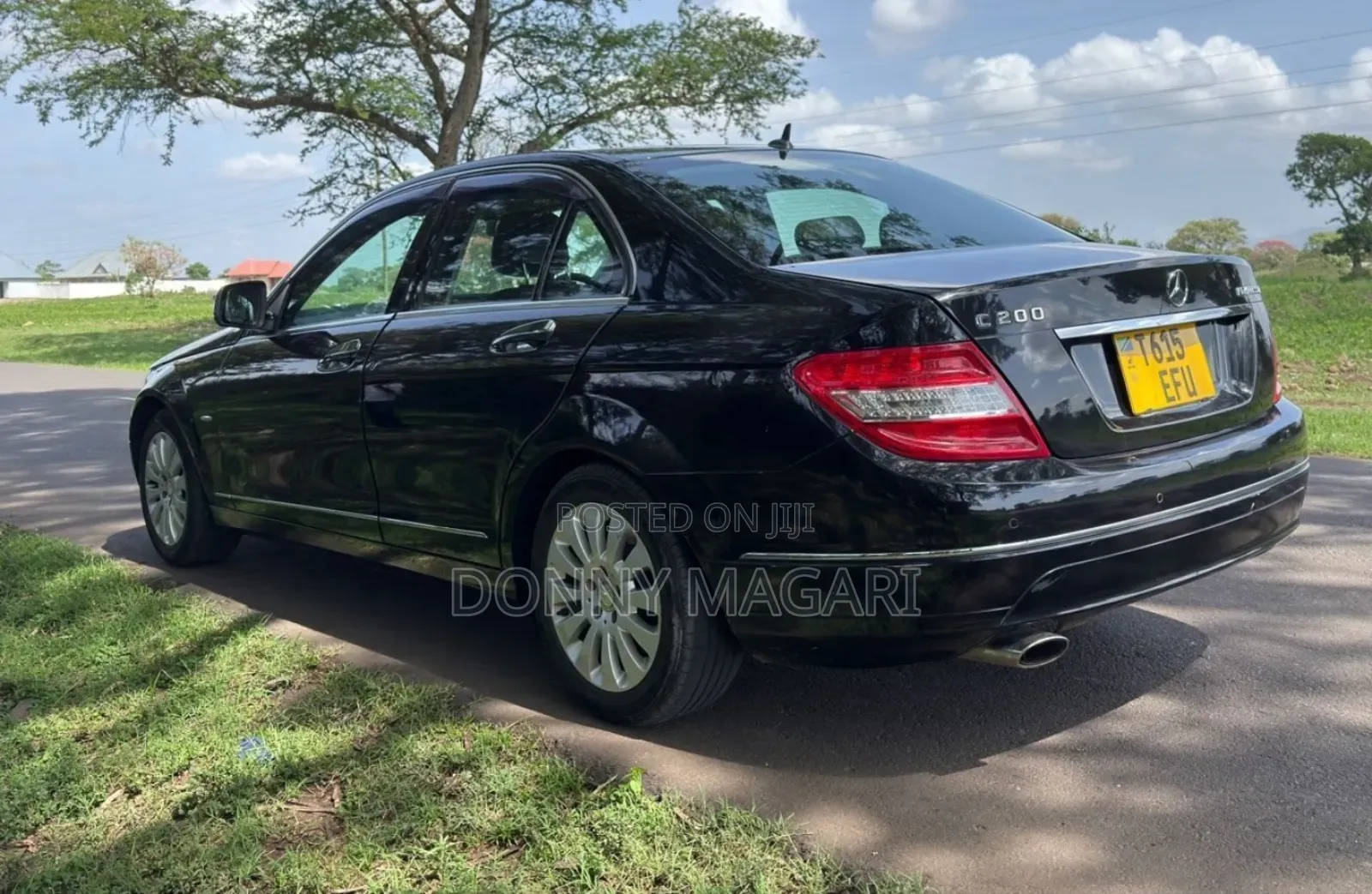 Mercedes-Benz C-Class C 200 CDI (W204) 2008 Black