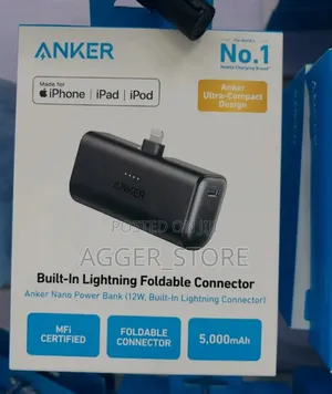 Anker Nano Power Bank (12w, Built-in Lightning Connector)