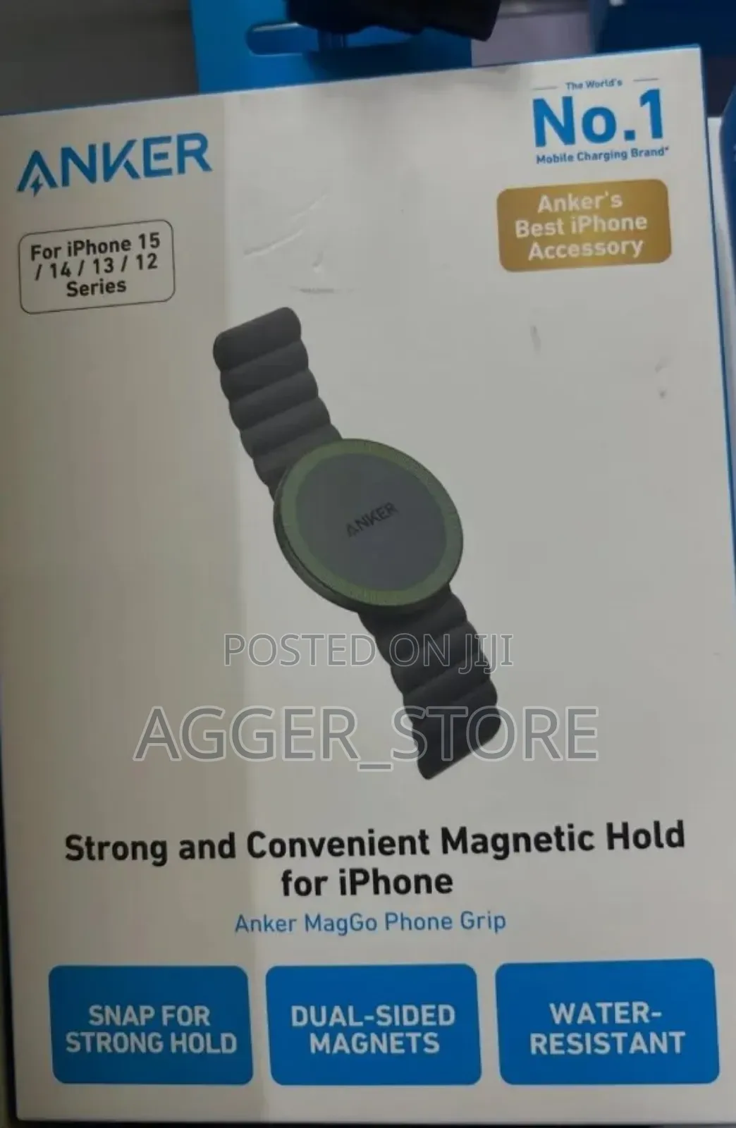 Anker Maggo Phone Grip (Magnetic Hold for iPhone)