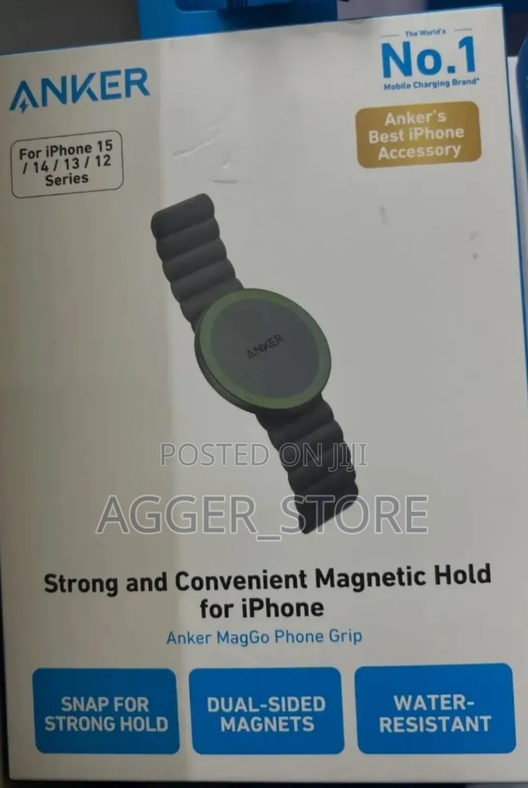 Anker Maggo Phone Grip (Magnetic Hold for iPhone)