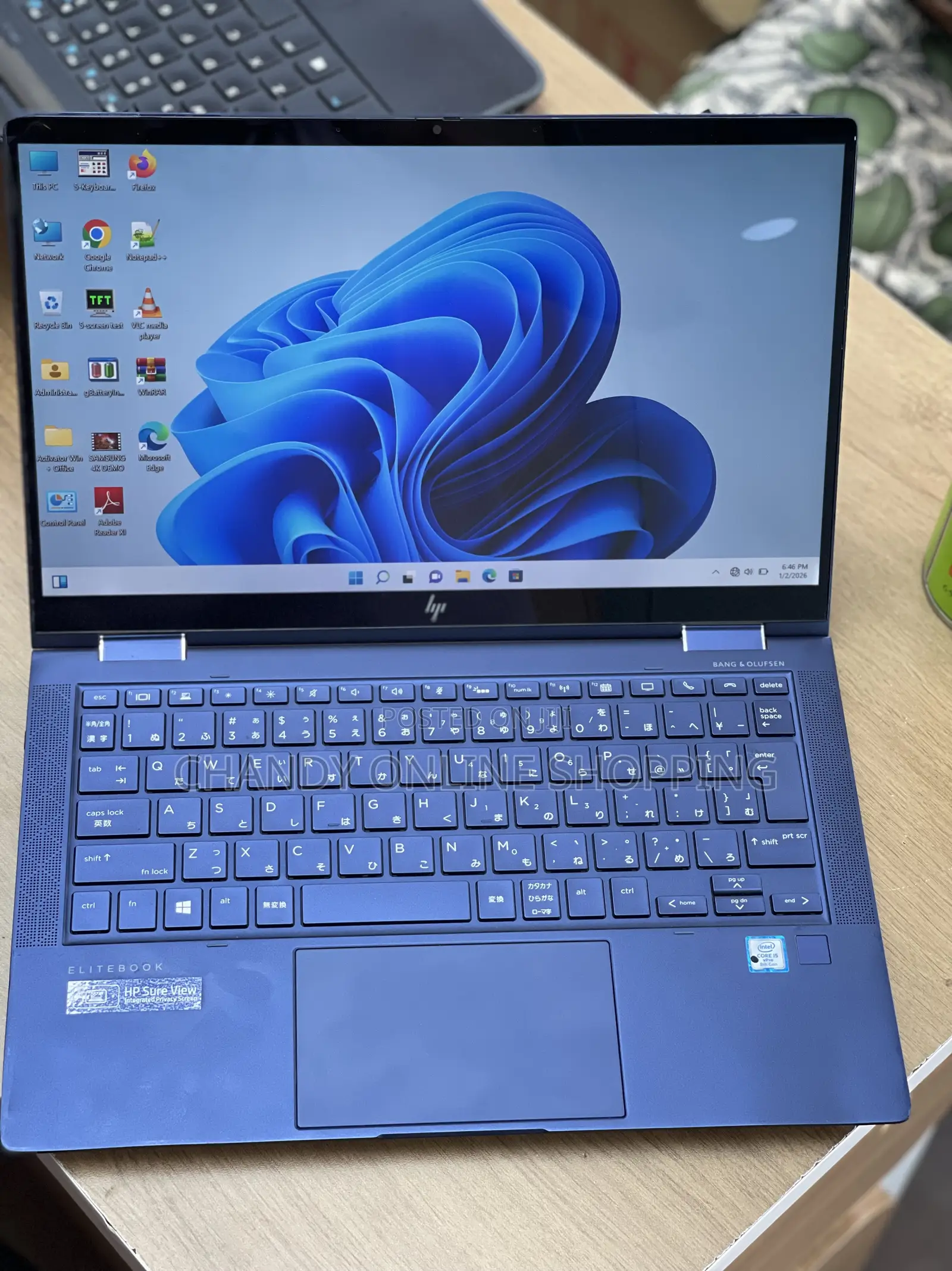 Laptop HP Dragonfly G2 8GB Intel Core I5 SSD 256GB