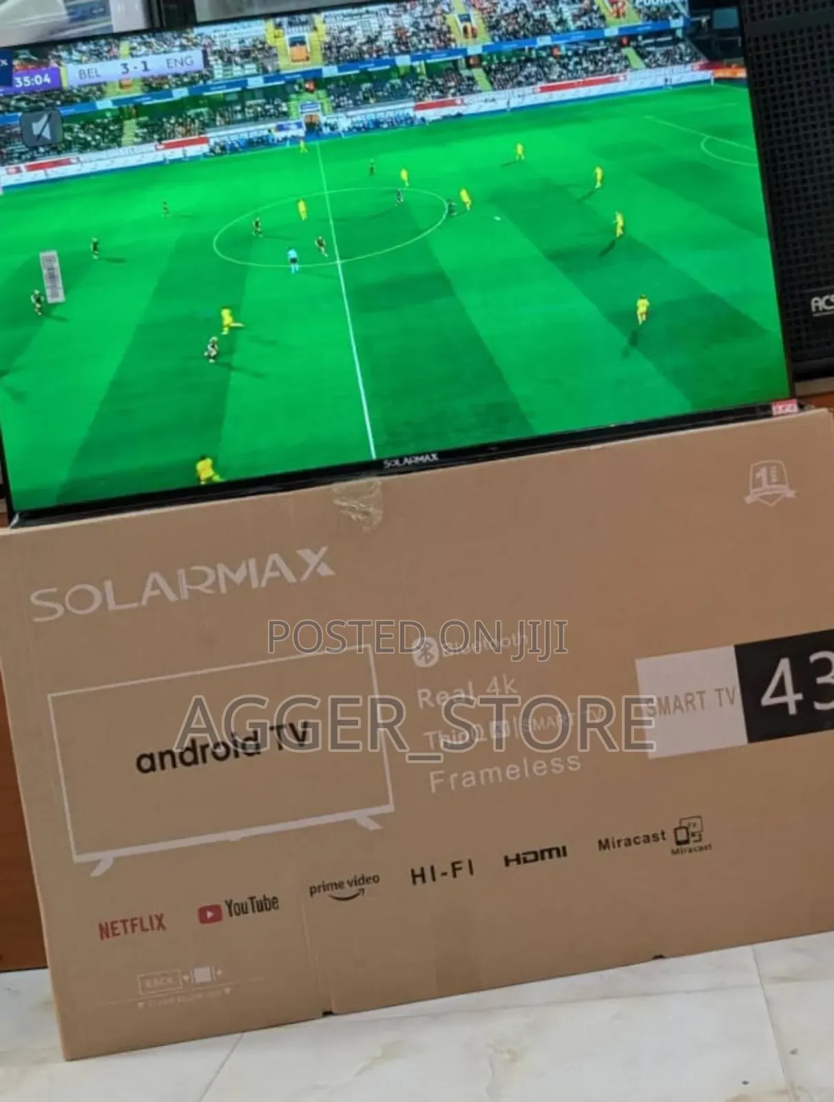 Solarmax 43" Frameless Smart Tv