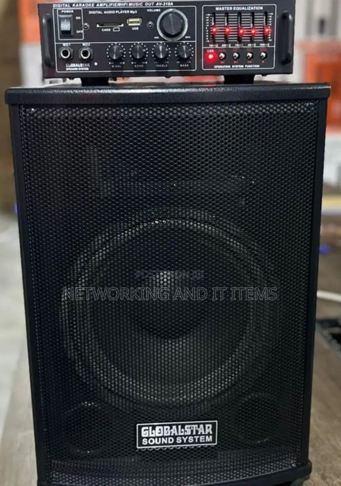 Global Star Sound W1002 and Power Amplifier