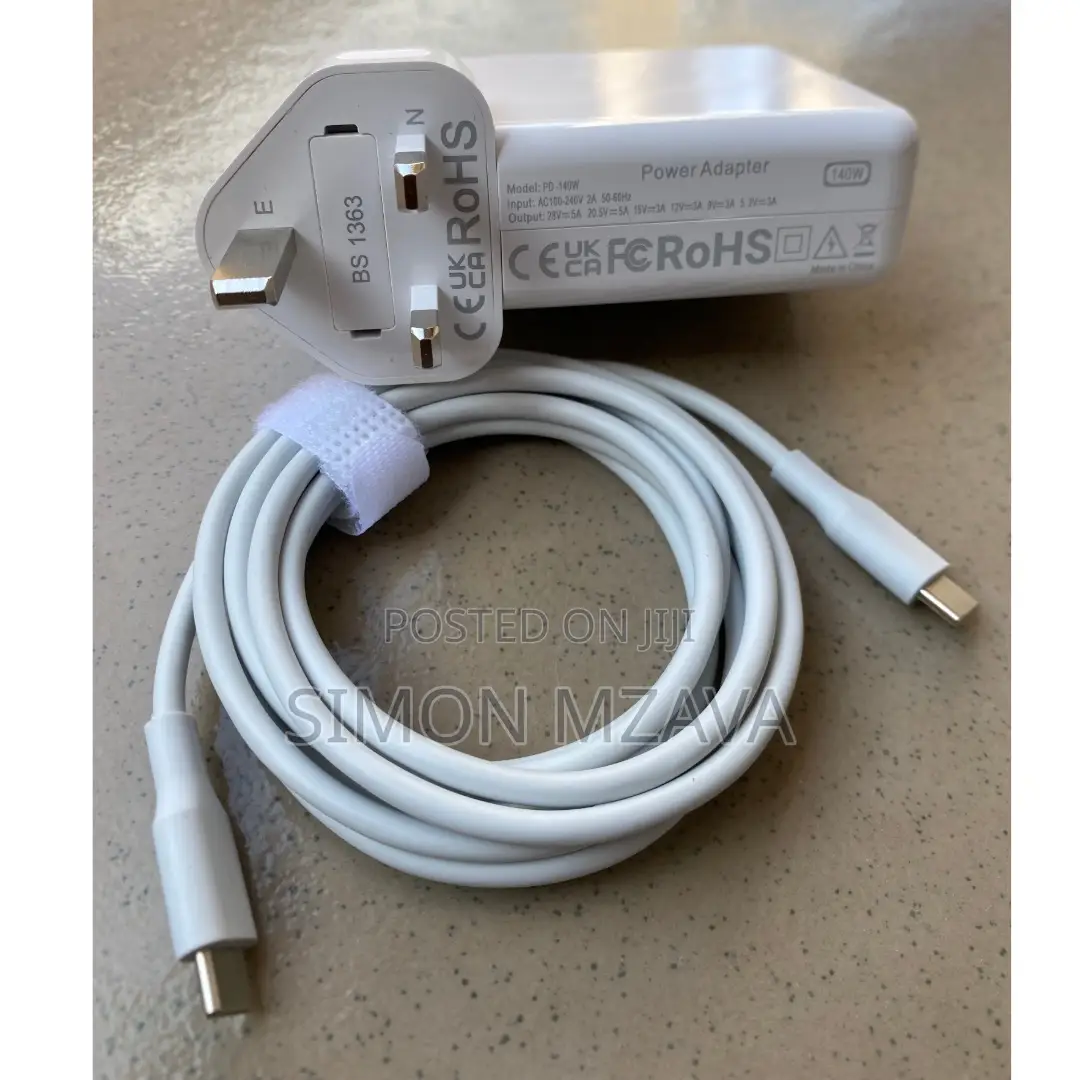 140w Type-C Charger for Fast Charging. Perfect for Macbook Pro.