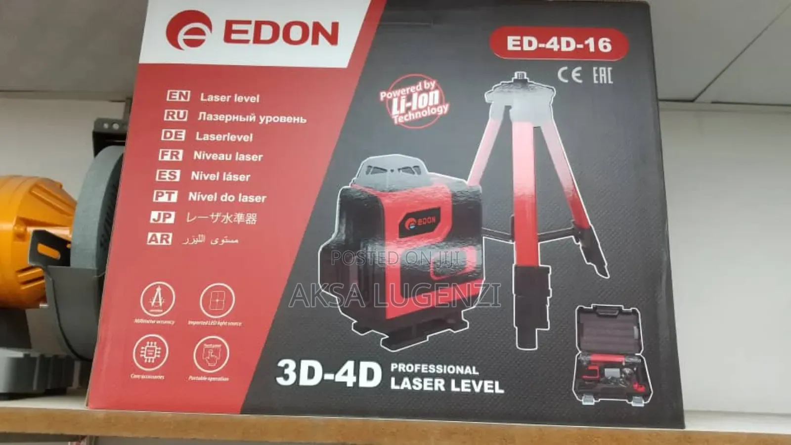 Edon 4d Laser Level – Mashine Kali Ya Ujenzi Jijini