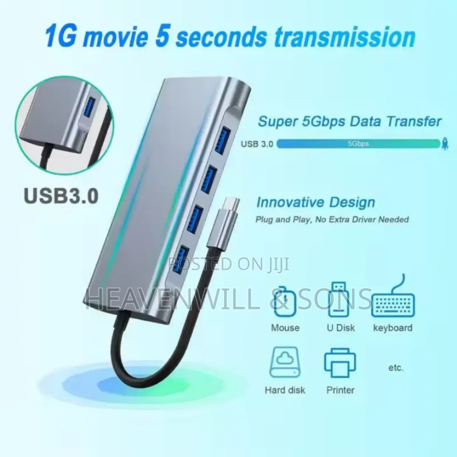 Usb-C 11-in-1 Docking Station Hdmi, Vga, Usb, Ethernet, Sd/Tf Audio