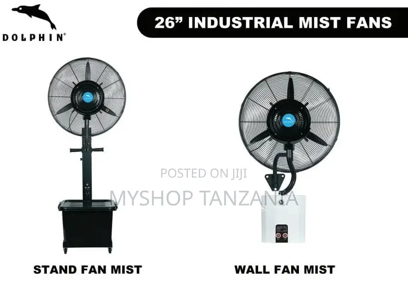 Dolphin Industrial Mist Wall Fan Size 26