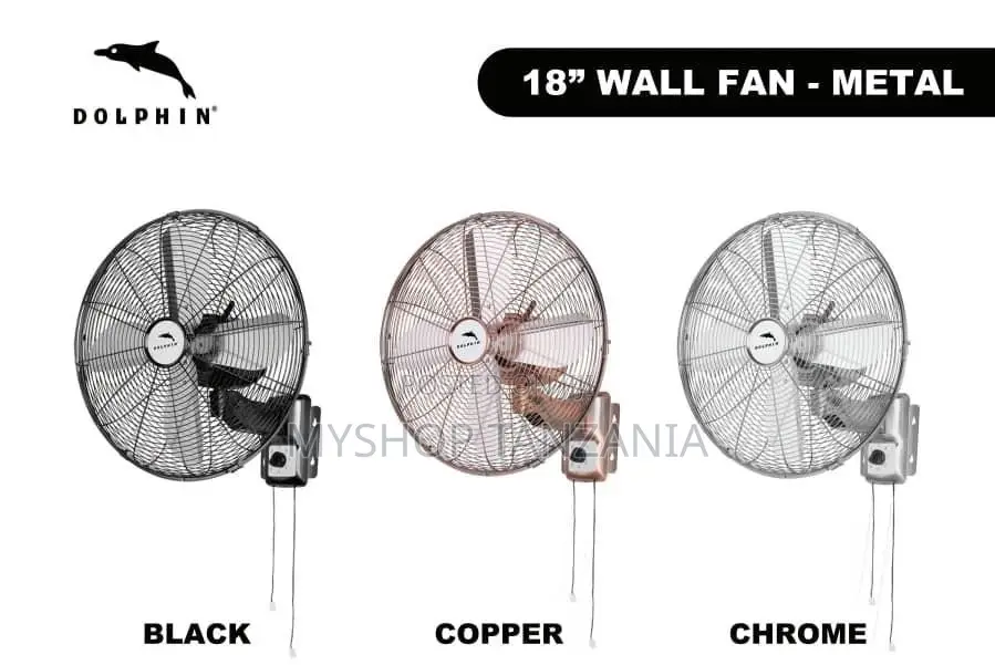 Dolphin Wall Fan Size 18 Inches