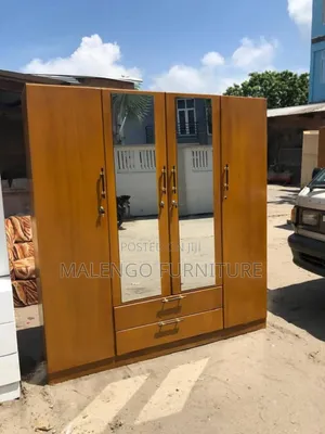 Kabati Milango Minne Served With Double Mirror