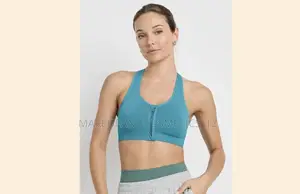 Gym Zip Bra Padded Premium Quality In Medium