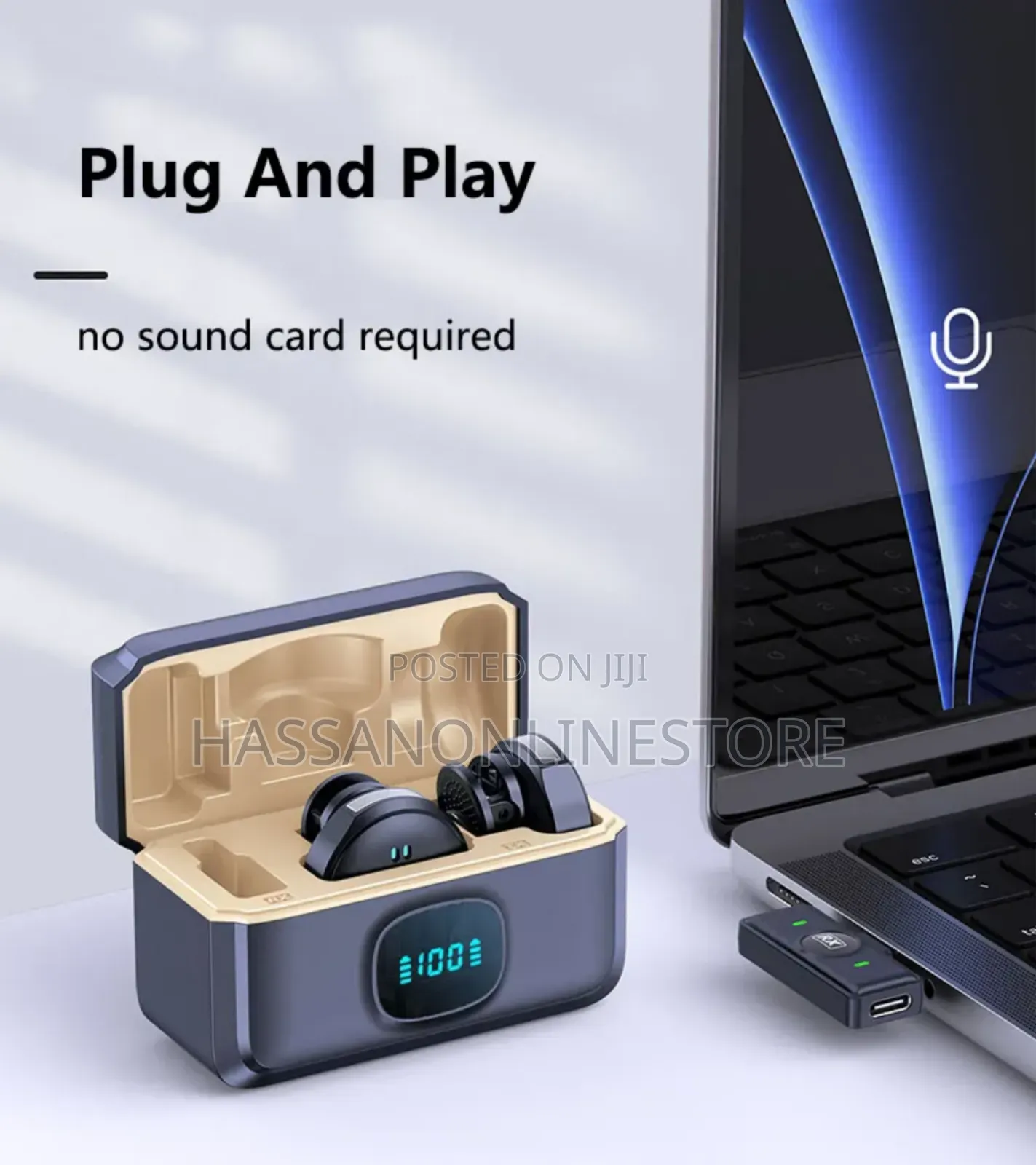 Q8 Dual Wireless Lavalier Microphone System With a Charging Case
