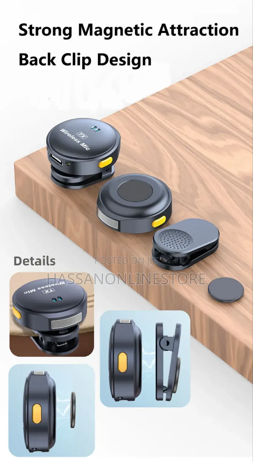 Q8 Dual Wireless Lavalier Microphone System With a Charging Case