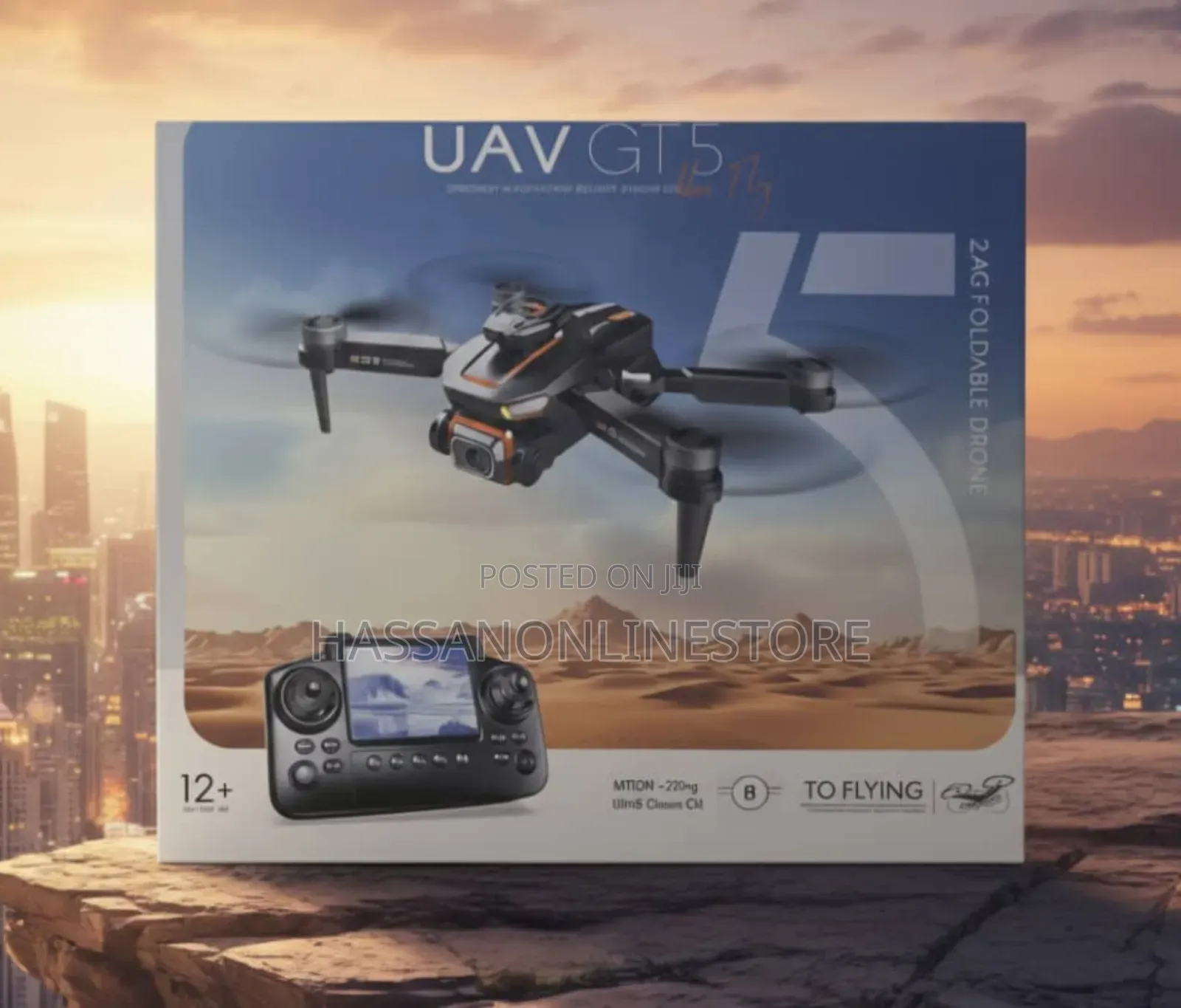 Gt5 Foldable Rc Drone With a Remote Controller