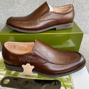 Viatu or Men's Shoes Vya Leather Materials Vya Brown Na Black Shining