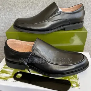 Viatu or Men's Shoes Vya Leather Materials Vya Brown Na Black Shining