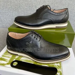 Viatu or Men's Shoes Vya Leather Materials Vya Brown Na Black Shining
