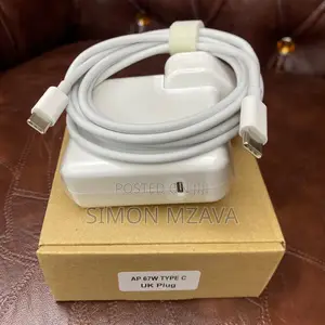 Type-C Charger for Laptops and Macbook.Power: 67w (20v⎓3.35a)