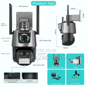 V380 Pro Dual-Lens 360 Wifi Camera