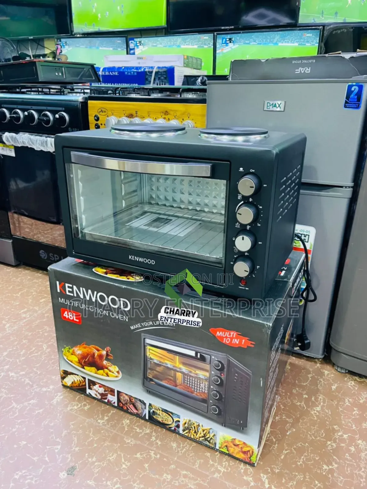 *Kenwood Multifunction Oven 48l 
• Bake, Grill, Roast