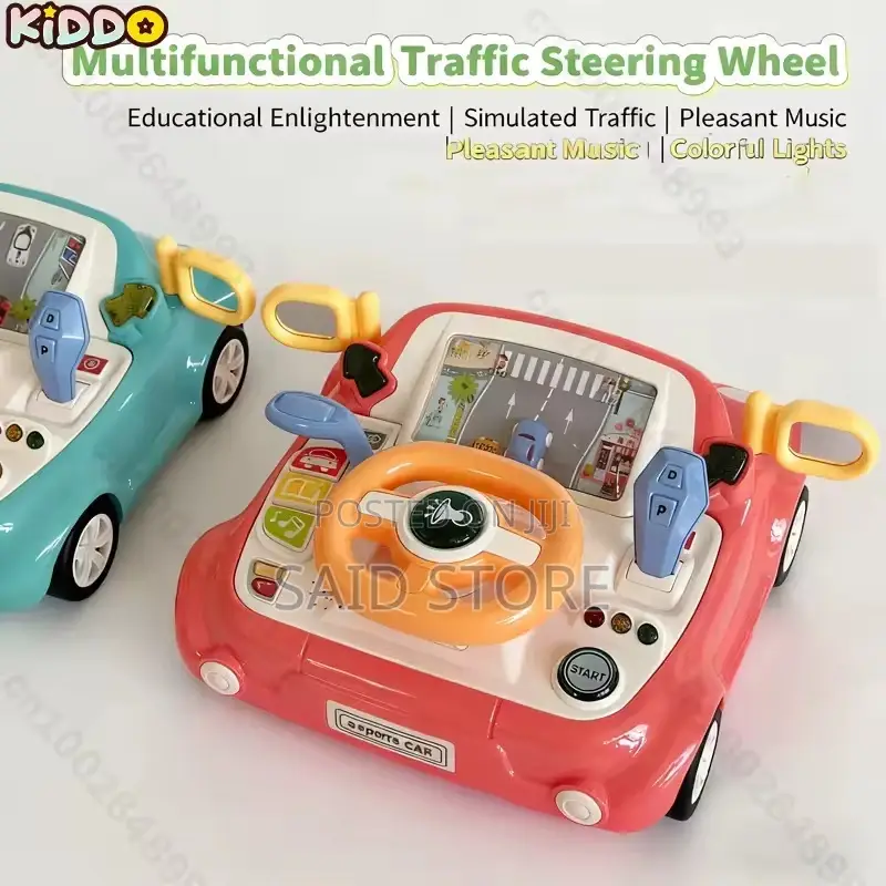 Simulation Steering Wheel Toys Driving Car Electric
