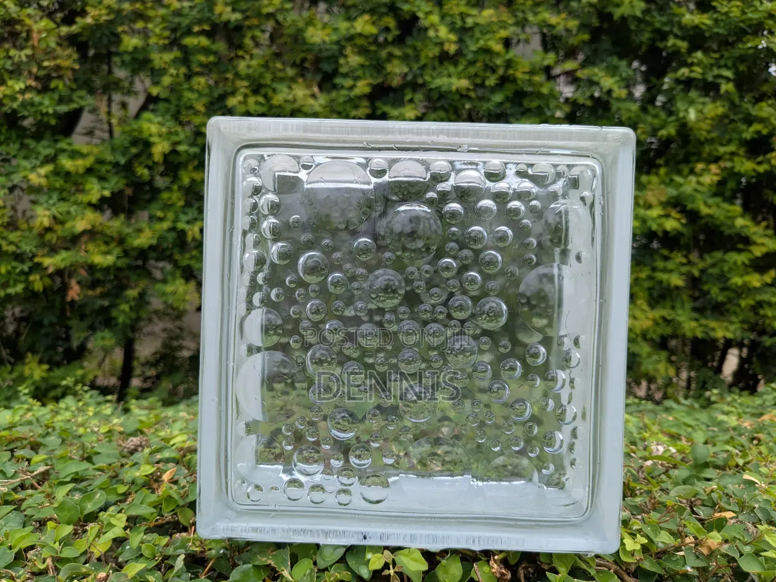 Glass Blocks Clear Size 19x19x8cm