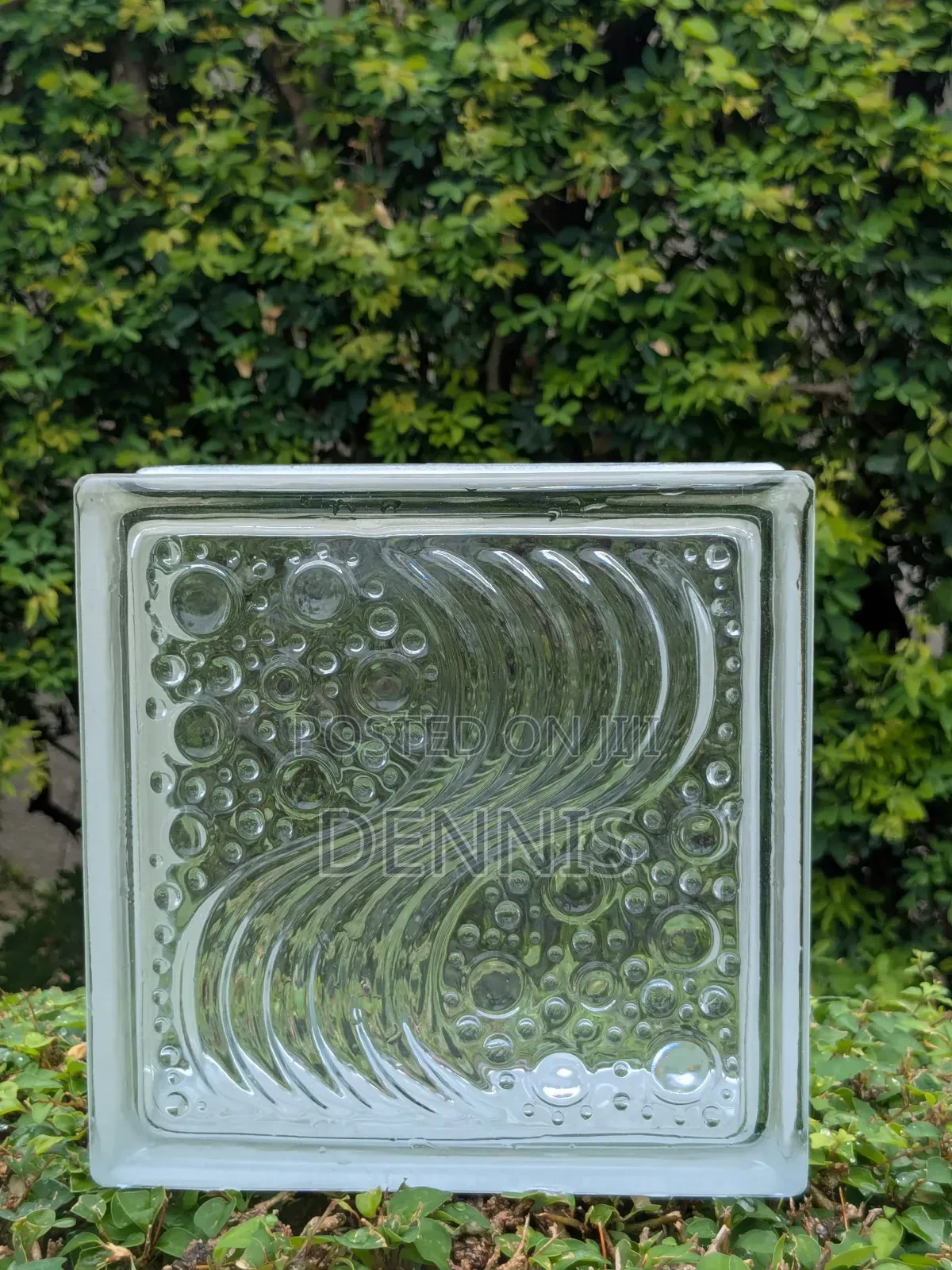 Glass Blocks Clear Size 19x19x8cm