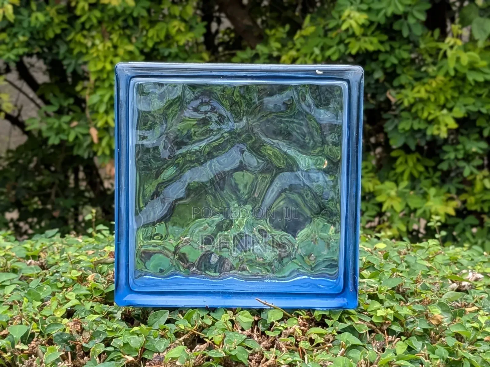 Glass Blocks Colored 19x19x8cm